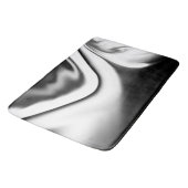 Tapis De Bain Résumé en noir et blanc (Angle)