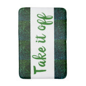 Tapis De Bain Retirez-le du bain / Blue Green Sparkings (Devant (Vertical))