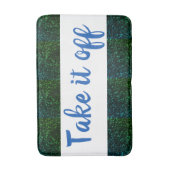 Tapis De Bain Retirez-le du bain / Blue Green Sparkings (Devant (Vertical))