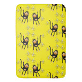 Tapis De Bain Retour À L'École Petit Singe (devant Vertical)