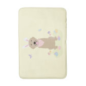 Tapis De Bain Retriever doré Bunny de Pâques (Devant (Vertical))