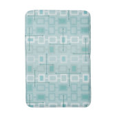 Tapis De Bain Retro 1950s Geometric Pattern Mint (Devant (Vertical))