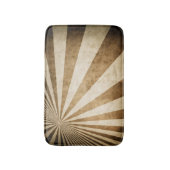 Tapis De Bain Rétro arrière - plan de motif de rayure (Devant (Vertical))