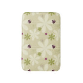 Tapis De Bain Rétro arrière - plan floral (Devant (Vertical))