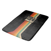 Tapis De Bain Retro Camera with Rainbow Print (Angle)