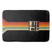 Tapis De Bain Retro Camera with Rainbow Print (Devant)