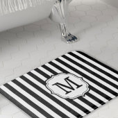 Tapis De Bain Retro Elagant Personalized Stripe Bath Mat