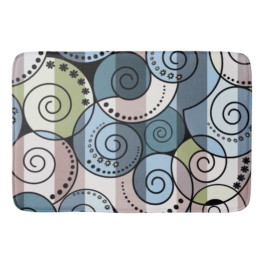 Tapis De Bain Rétro, espion (Devant)