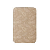 Tapis De Bain Rétro-feater-pâle-motif (Devant (Vertical))