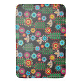 Tapis De Bain Rétro, Flower Patch (devant Vertical)
