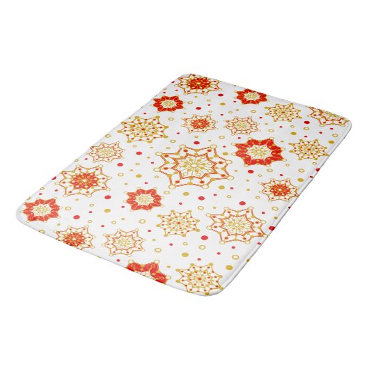 Tapis De Bain Retro Mid-Century Modern Pattern (Angle)