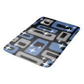 Tapis De Bain Retro Mid-Century Moderne Abstrait (Angle)
