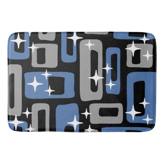 Tapis De Bain Retro Mid-Century Moderne Abstrait (Devant)