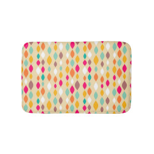 Tapis De Bain Rétro motif d'abrégé sur style
