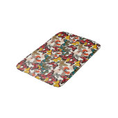 Tapis De Bain Rétro motif floral 3 (Angle)