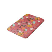 Tapis De Bain Rétro motif floral 4 (Angle)