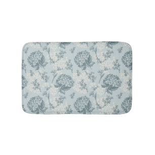 Tapis De Bain Rétro motif floral avec des fleurs de viburnum
