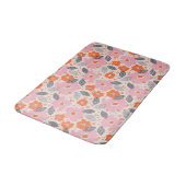Tapis De Bain Rétro motif floral mignon (Angle)