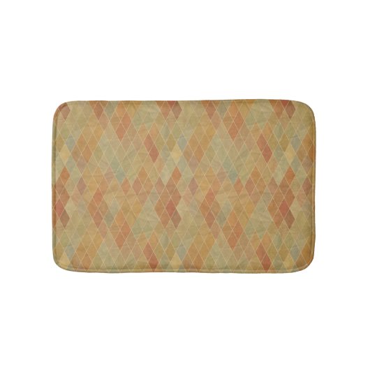 Tapis De Bain Rétro motif géométrique 2 (Devant)