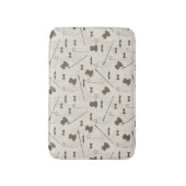 Tapis De Bain Rétro motif pour l'homme 2 (Devant (Vertical))