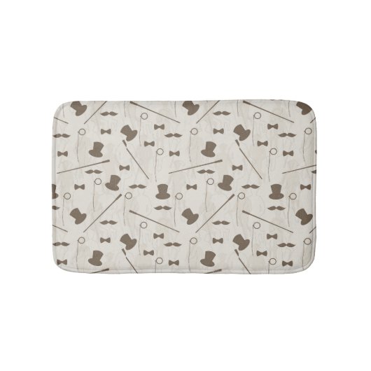 Tapis De Bain Rétro motif pour l'homme 2 (Devant)
