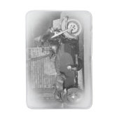 Tapis De Bain retro motorcycle sidecar bath mat (Devant (Vertical))