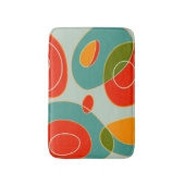Tapis De Bain Rétro Multicolore (Devant (Vertical))