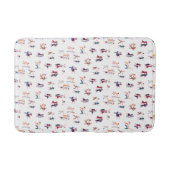 Tapis De Bain Retro Rock & Roll, Jiving, arrière - plan dansant (Devant)