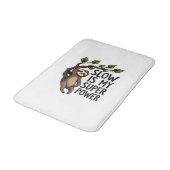 Tapis De Bain Retro Sloth Quote Shirt Funny Slow Life Vintage Te (Angle)