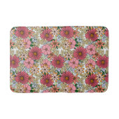 Tapis De Bain Retro Super Floral Daisy Boho (Devant)
