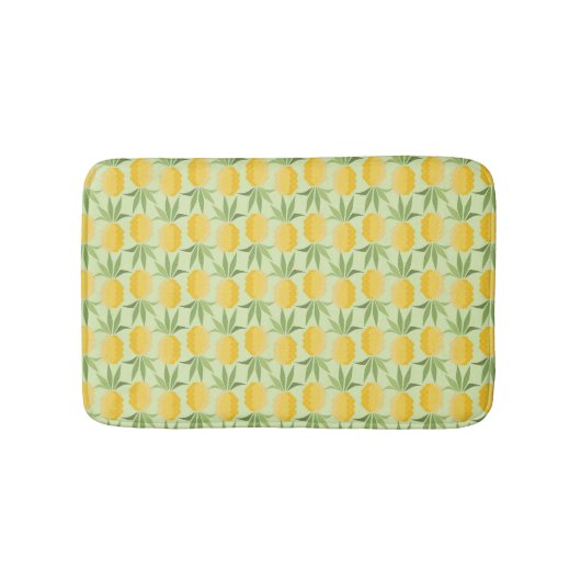 Tapis De Bain Rétros ananas (Devant)