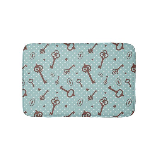 Tapis De Bain Rétros clés de Valentine (Devant)