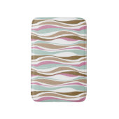 Tapis De Bain Rétros rayures (Devant (Vertical))