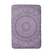 Tapis De Bain Rêve d'aquarelle Mandala dans les tons violets (Devant (Vertical))
