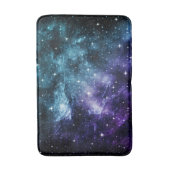 Tapis De Bain Rêve de nébuleuse de galaxie violette Turquoise #1 (Devant (Vertical))