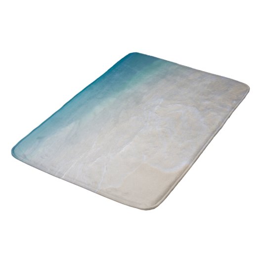 Tapis De Bain Rêve de plage de l'océan Caraïbes 7 (Angle)