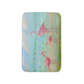 TAPIS DE BAIN RÊVER DE FLAMANT ROSE (Devant (Vertical))