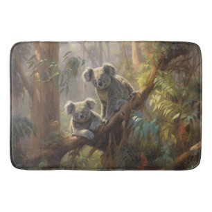 Tapis De Bain Rêves de forêt de koalas