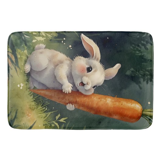 Tapis De Bain Rêves de lapin de prairie : Mat de bain de rêve (Devant)