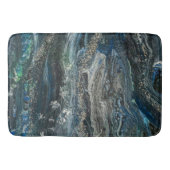 Tapis De Bain Rêves des 20 peintures abstraites de l'Océan gris  (Devant)