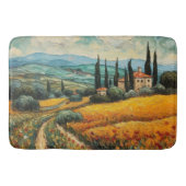 Tapis De Bain Rêves toscans dorés (Devant)