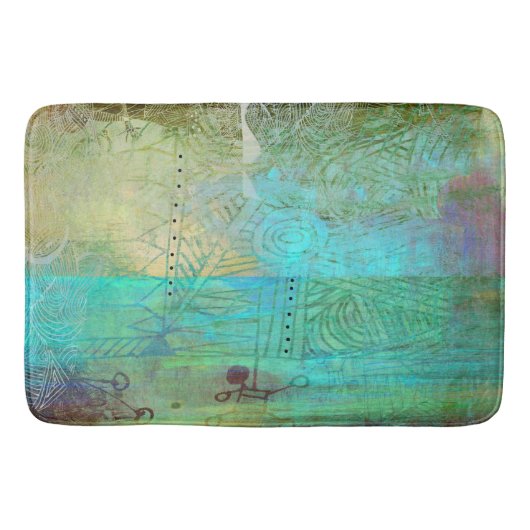 tapis de bain rêveur vert (Devant)