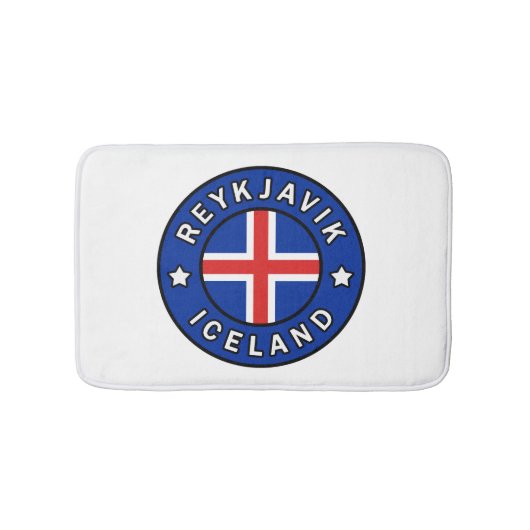 Tapis De Bain Reykjavik Islande (Devant)