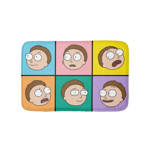 Tapis De Bain RICK ET MORTY™ | Morty's Moods (Devant)