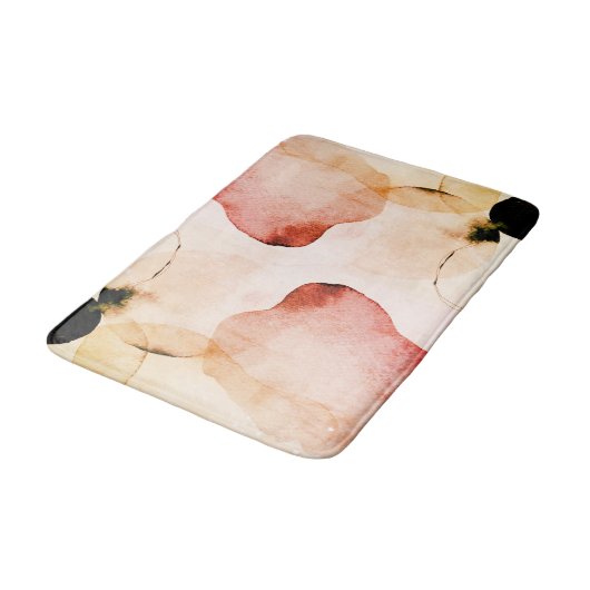 Tapis De Bain Rideau de douche d'aquarelle Abstrait (Angle)