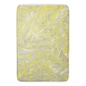 Tapis De Bain Rideau de douche gris et jaune vif (devant Vertical)
