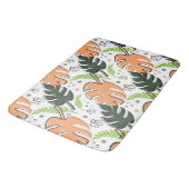 Tapis De Bain rideau de douche tropicale feuille (Angle)