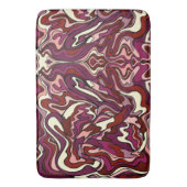Tapis De Bain Riple framboise (devant Vertical)