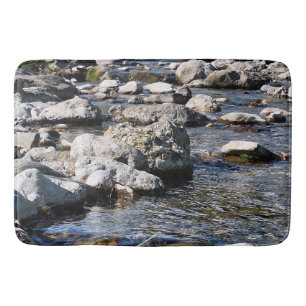 Tapis De Bain Rivière des Monts Carpates - Impression de la natu
