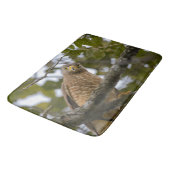 Tapis De Bain Roadside Hawk Belize Bird Photographie (Angle)